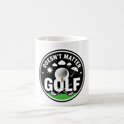 Mug Citation drôle de golf pour golfeur (Centre)