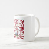 Mug Citation drôle de golf sur un golfeur (Devant droit)