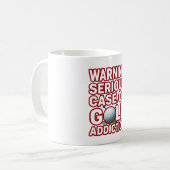 Mug Citation drôle de golf sur un golfeur (Devant gauche)