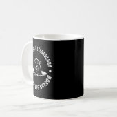 Mug Citation drôle de Groundhog Day , Respectez l'ombr (Devant gauche)