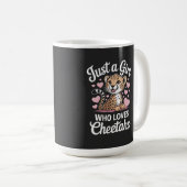 Mug Citation drôle de guépard (Devant droit)