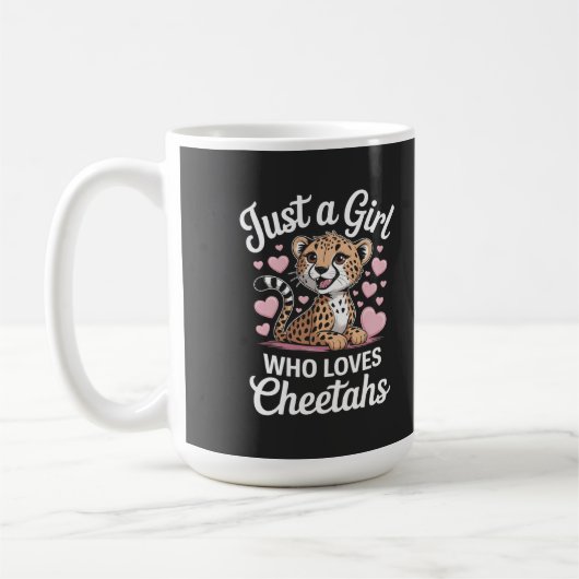 Mug Citation drôle de guépard (Gauche)