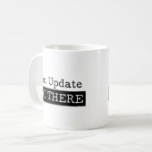 Mug Citation drôle de gymnase de forme physique (Devant gauche)