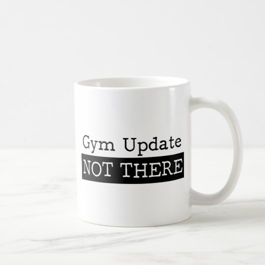 Mug Citation drôle de gymnase de forme physique (Droite)