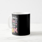 Mug Citation drôle de joueur préféré de la mère de sof (Devant gauche)