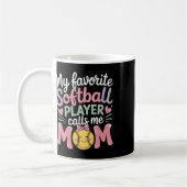 Mug Citation drôle de joueur préféré de la mère de sof (Gauche)