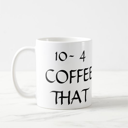 Mug Citation drôle de la police (Gauche)