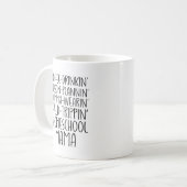Mug Citation drôle de maman à domicile (Devant gauche)