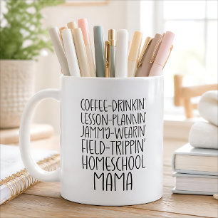 Mug Citation drôle de maman à domicile