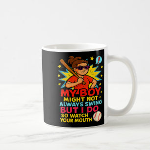 Mug Citation drôle de maman de baseball pour le cadeau