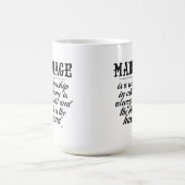 Mug Citation drôle de mariage (Centre)