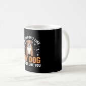 Mug Citation drôle de mon chien Bouledogue (Devant droit)