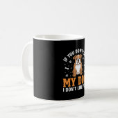 Mug Citation drôle de mon chien Bouledogue (Devant gauche)