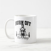 Mug Citation drôle de musculation et de force (Gauche)