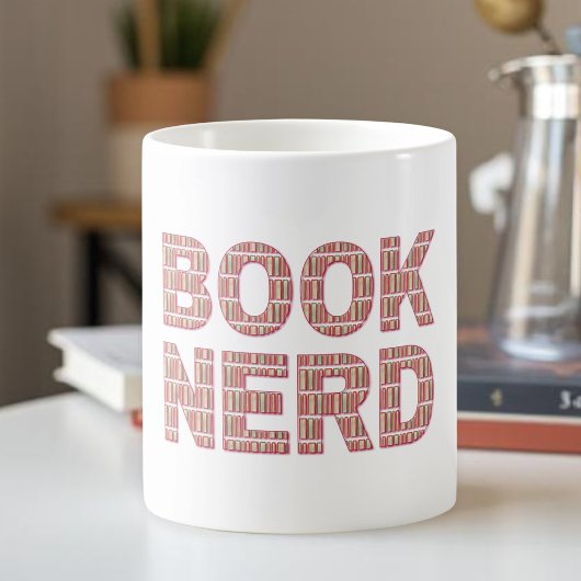 Mug Citation drôle de nerd de livre lisant du café
