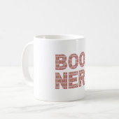 Mug Citation drôle de nerd de livre lisant du café (Devant gauche)