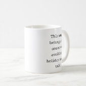 Mug Citation drôle de Noël pour introverti (Devant droit)