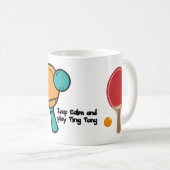 Mug Citation drôle de ping-pong pour joueur (Devant droit)