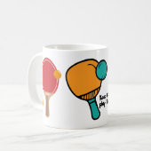 Mug Citation drôle de ping-pong pour joueur (Devant gauche)