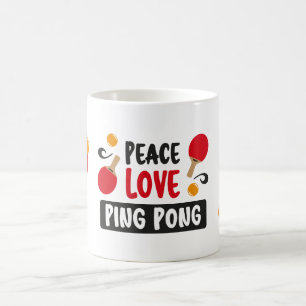 Mug Citation drôle de ping-pong pour joueur