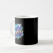 Mug Citation drôle de potentiel humour rétro sarcastiq (Devant gauche)