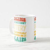 Mug Citation drôle de poterie pour les amateurs de pot (Devant gauche)