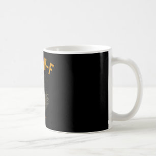 Mug Citation drôle de poulet F-caw-f Blague de coq Mèm