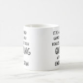 Mug Citation drôle de problèmes de patchwork pour le c (Centre)