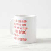 Mug Citation drôle de problèmes de patchwork pour les  (Devant gauche)