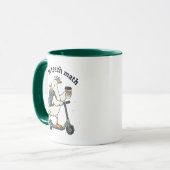 Mug Citation drôle de professeur de maths en partance (Devant gauche)