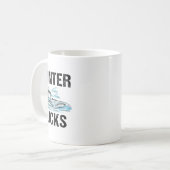 Mug Citation drôle de propriétaire de bateau - Amour d (Devant gauche)