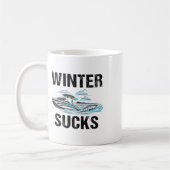 Mug Citation drôle de propriétaire de bateau - Amour d (Gauche)