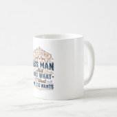 Mug Citation drôle de propriétaire de chien Design vec (Devant droit)