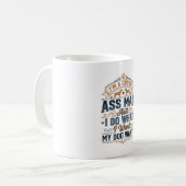 Mug Citation drôle de propriétaire de chien Design vec (Devant gauche)