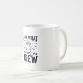 Mug Citation drôle de sorcière d'Halloween Regarde ce (Devant droit)