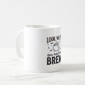 Mug Citation drôle de sorcière d'Halloween Regarde ce (Devant gauche)