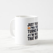 Mug Citation drôle de sorcière pour test de Halloween (Devant gauche)