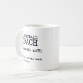 Mug Citation drôle de sports de définition (Devant gauche)