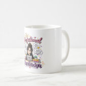 Mug Citation drôle de surpenseur professionnel blanc (Devant droit)