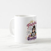 Mug Citation drôle de surpenseur professionnel blanc (Devant gauche)