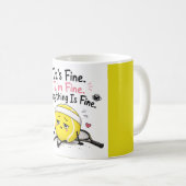 Mug Citation drôle de tennis (Devant droit)