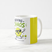 Mug Citation drôle de tennis (Devant droit)