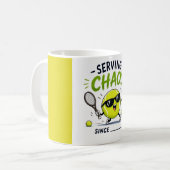 Mug Citation drôle de tennis (Devant gauche)
