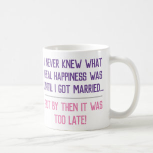 Mug Citation drôle de vie mariée