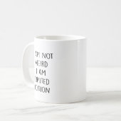 Mug Citation drôle d'édition limitée (Devant gauche)