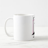 Mug Citation drôle d'enlèvement d'extraterrestre Statu (Gauche)