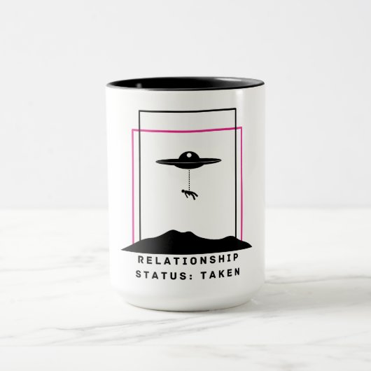 Mug Citation drôle d'enlèvement d'extraterrestre Statu (Centre)