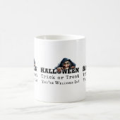 Mug Citation drôle d'Halloween de sorcière pour Trick (Centre)
