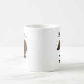 Mug Citation drôle d'humour d'animal d'ours brun (Centre)