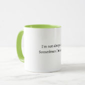 Mug Citation drôle d'infirmières (Devant gauche)